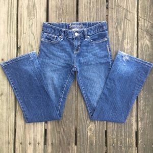 Girls boot cut denim jeans